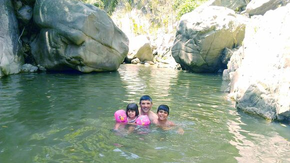 caronia river with kids