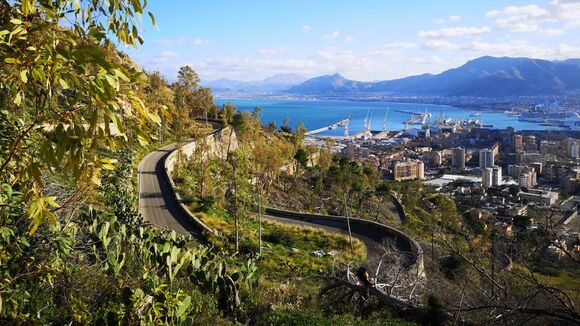 monte pellegrino view