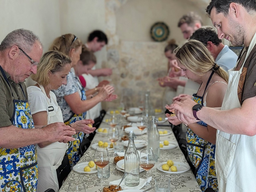 Savoring Sicily through Arancine and Natural Sicilian Wines