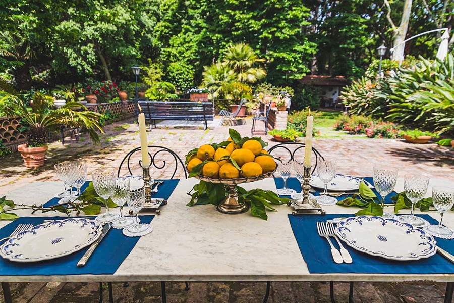 Ricette etnee nel cuore di un giardino storico di famiglia